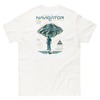 Trimaxion Drone Ship T-shirt, Flight of the Navigator inspired back print design