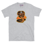 Cobra Kai T-shirt, Karate Kid inspired cobra dojo chest logo design